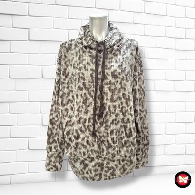 **HOY** Jersey de manga larga tipo animal print COMO VINTAGE Talla XXL