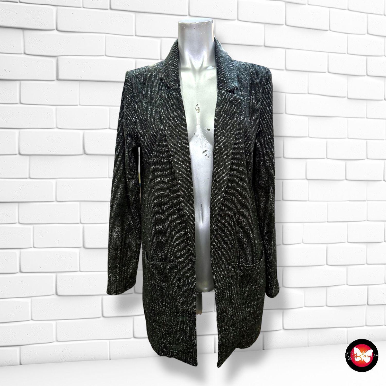 Chaqueta de entretiempo jaspeada DIVIDED Talla S