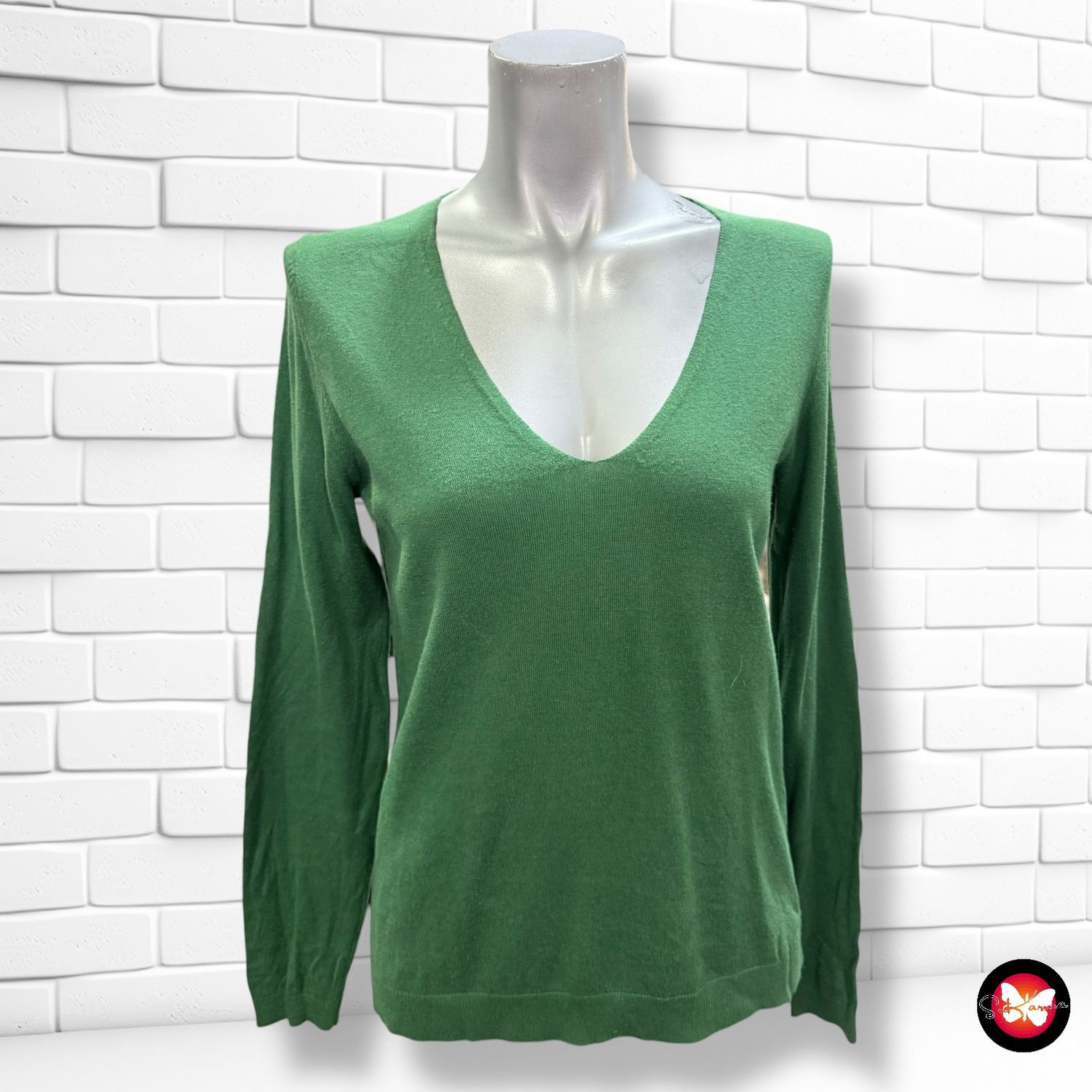 **HOY** Jersey de manga larga básico con coderas MASSIMO DUTTI Talla S