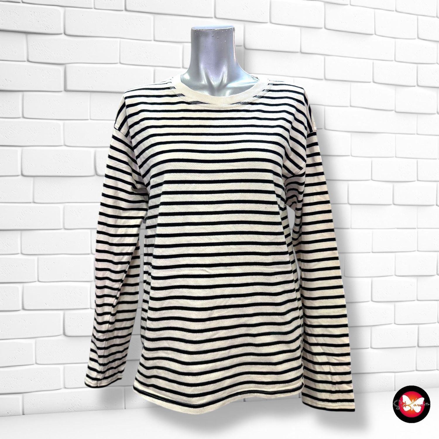 Sudadera de rayitas ZARA Talla M