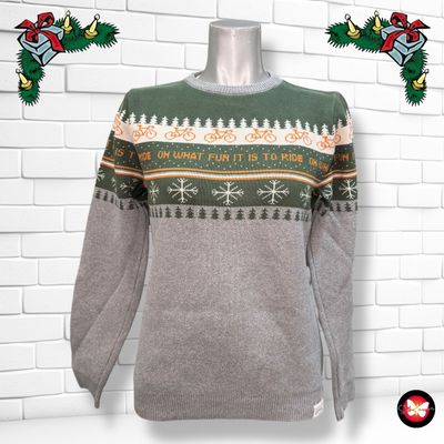 **HOY** Jersey Navideño “BICICLETAS” Talla 13 años