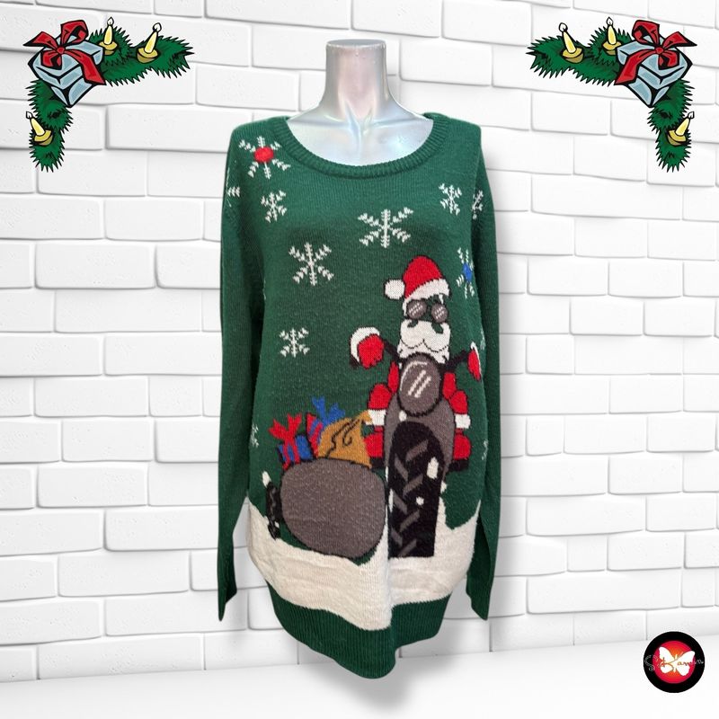 **HOY** Jersey Navideño “SANTA MOTOQUERO” Talla XL