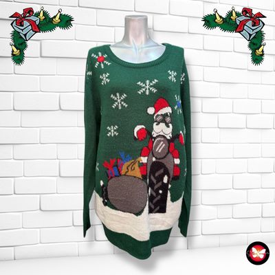 **HOY** Jersey Navideño “SANTA MOTOQUERO” Talla XL