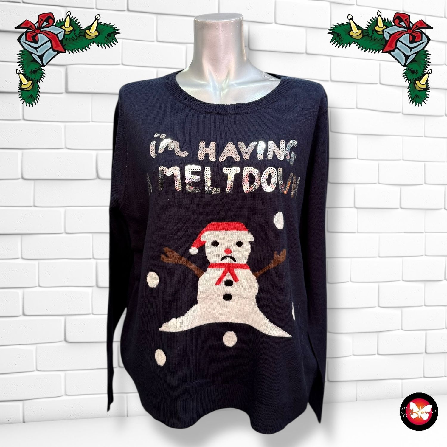 **HOY** Jersey Navideño “MUÑECO DERRETIDO” Talla XL