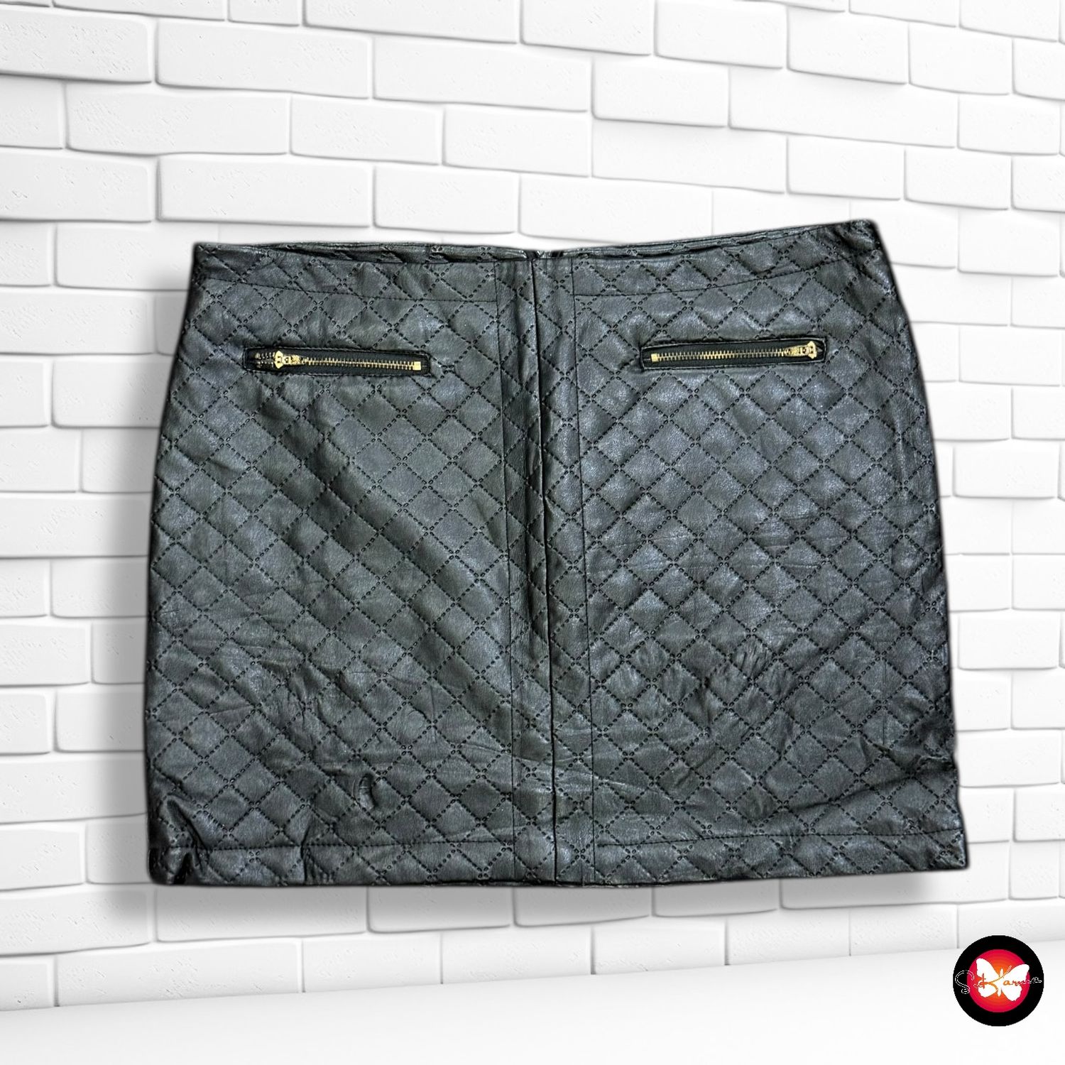 Falda acolchada de piel sintética EASY WEAR Talla L