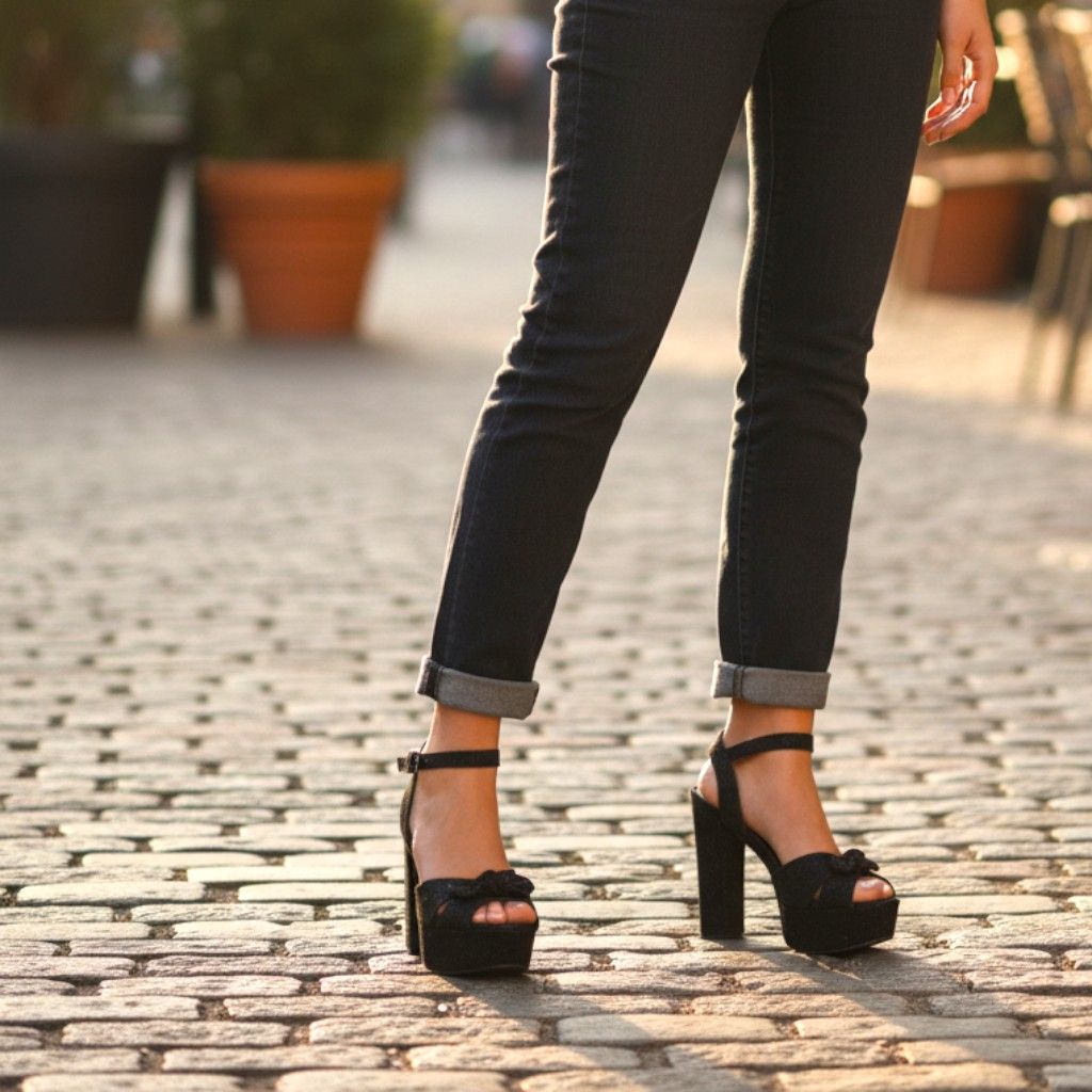 **HOY** Zapatos de fiesta brillantes con correas CATWALK T38