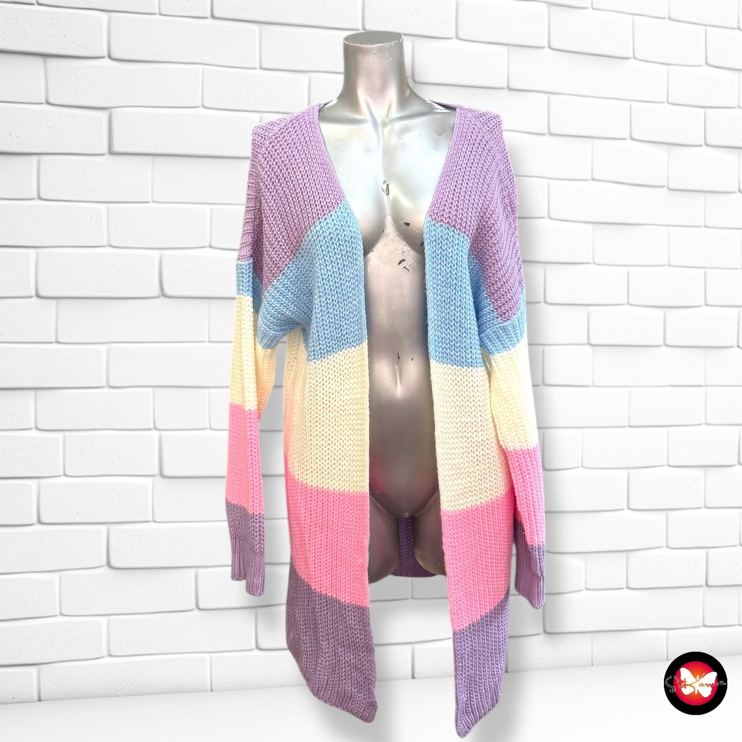 **HOY** Chaqueta de punto de colores Talla Única