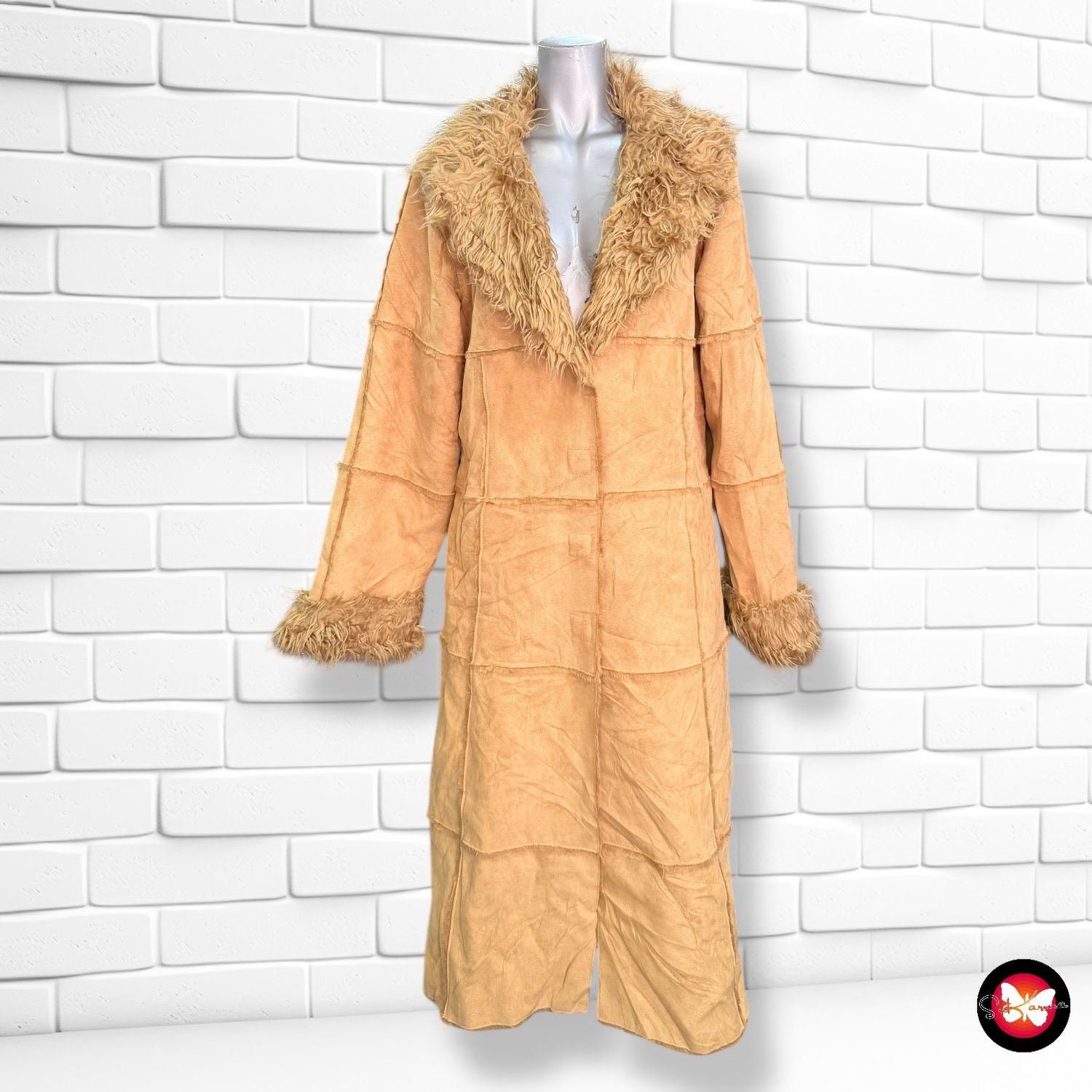 Abrigo largo con pelo ICEBERG Talla 42 (14UK)