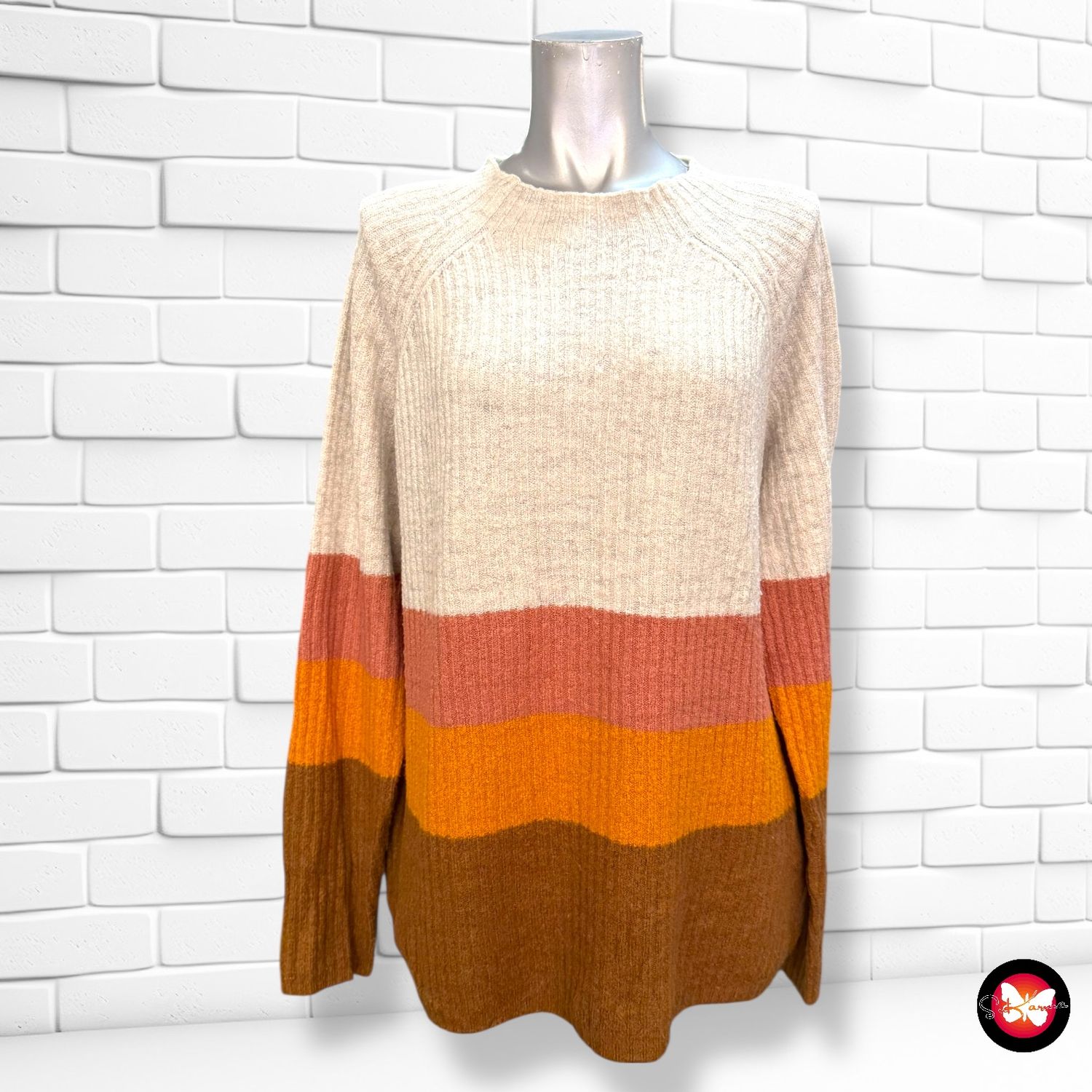 Jersey de manga larga de colores VILA Talla L