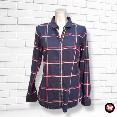 Camisa de manga larga de cuadros TOMMY HILFIGER Talla 38 (8USA)