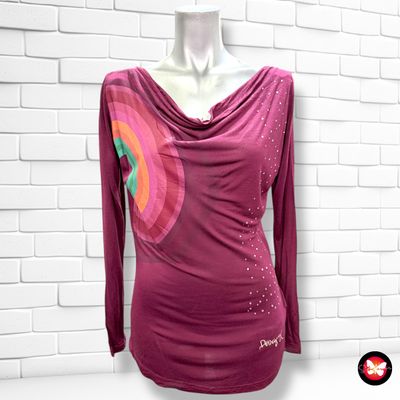 **HOY** Camiseta con escote drapeado DESIGUAL Talla S