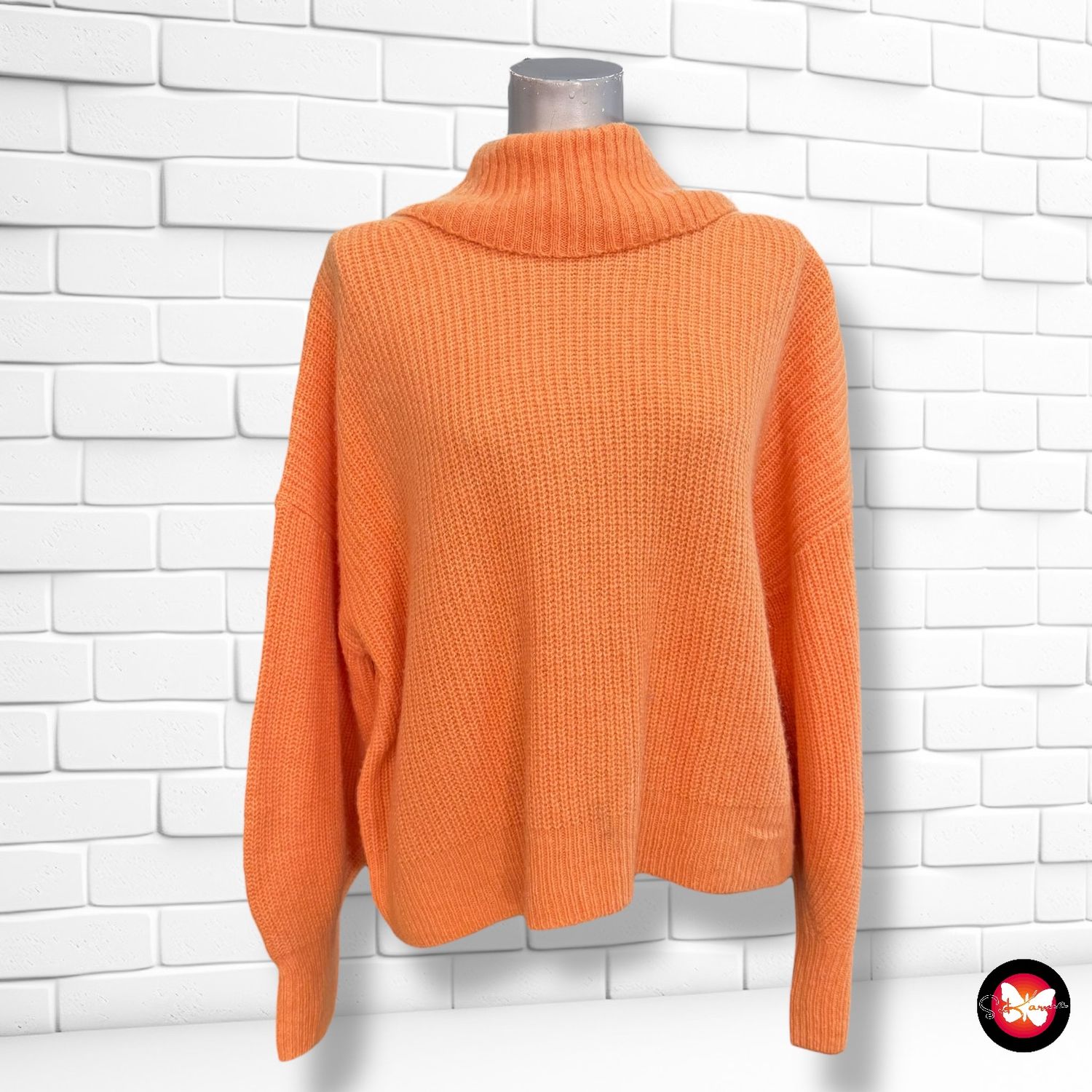 **HOY** Jersey de manga larga y cuello vuelto Talla Única