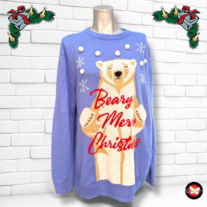 Jersey Navideño “OSO POLAR” Talla L (grande)