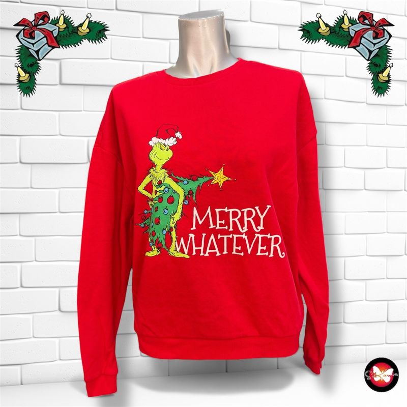 Jersey Navideño “GRINCH ROBA ÁRBOL” Talla S