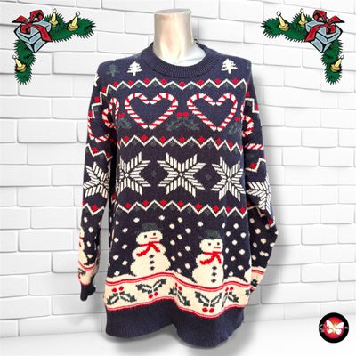Jersey Navideño “MUÑECOS DE NIEVE” Talla M