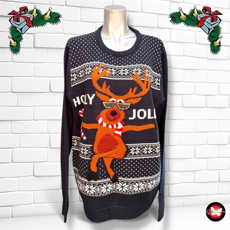 Jersey Navideño “RUDOLPH BAILANDO” Talla L