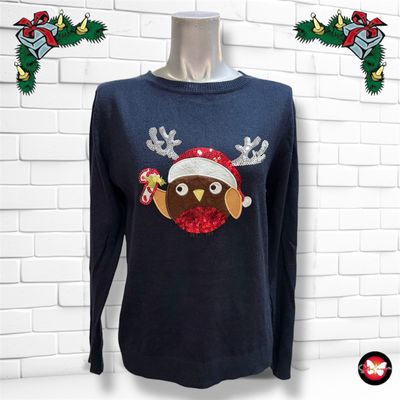 Jersey Navideño “BUHO NAVIDEÑO” Talla XS