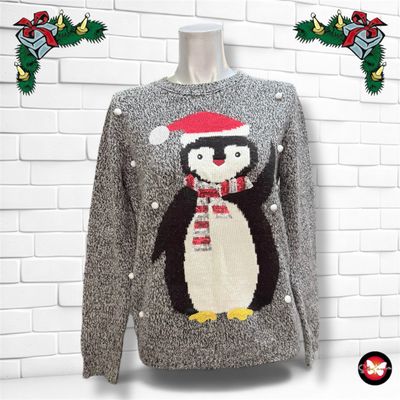 Jersey Navideño “PINGÜINO” Talla 13-14 años