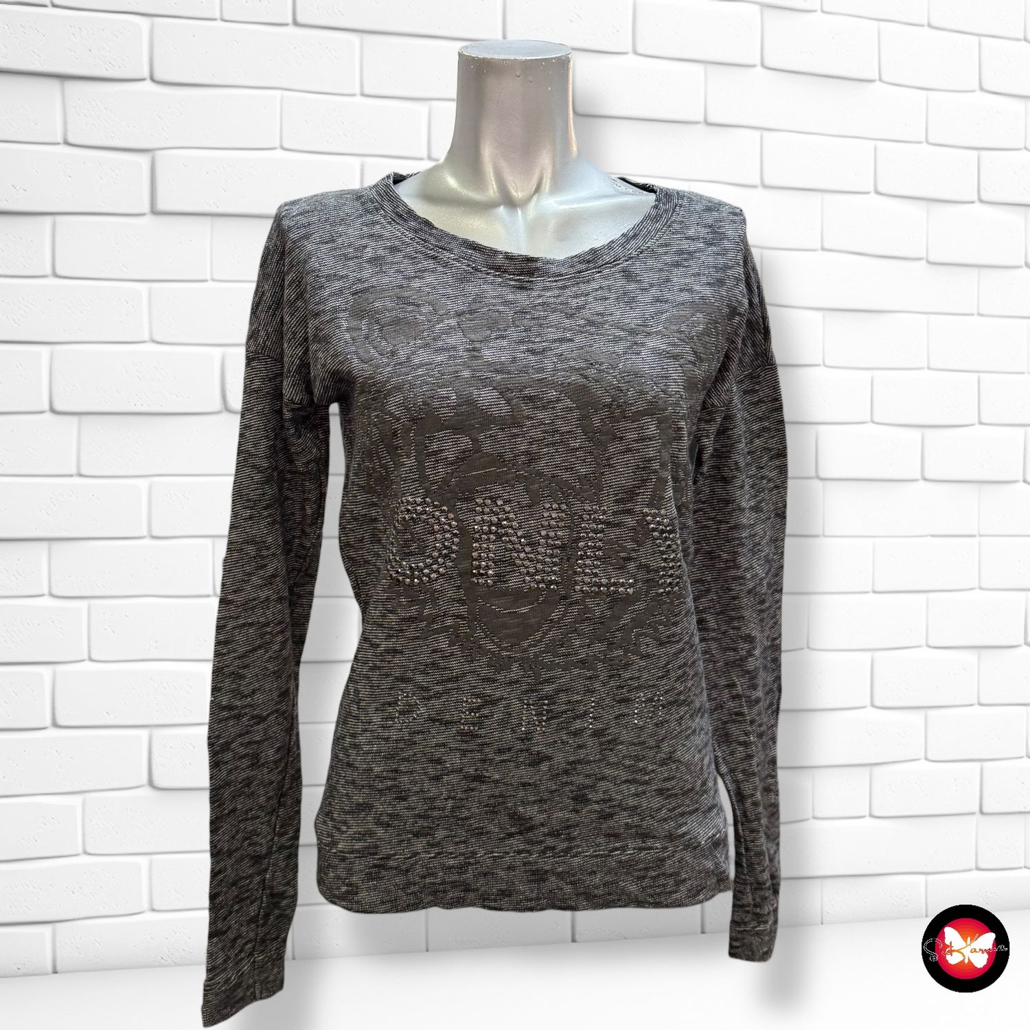 **HOY** Sudadera básica con brillito ONLY Talla XS