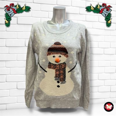 Jersey Navideño “MUÑECO DE NIEVE” Talla M