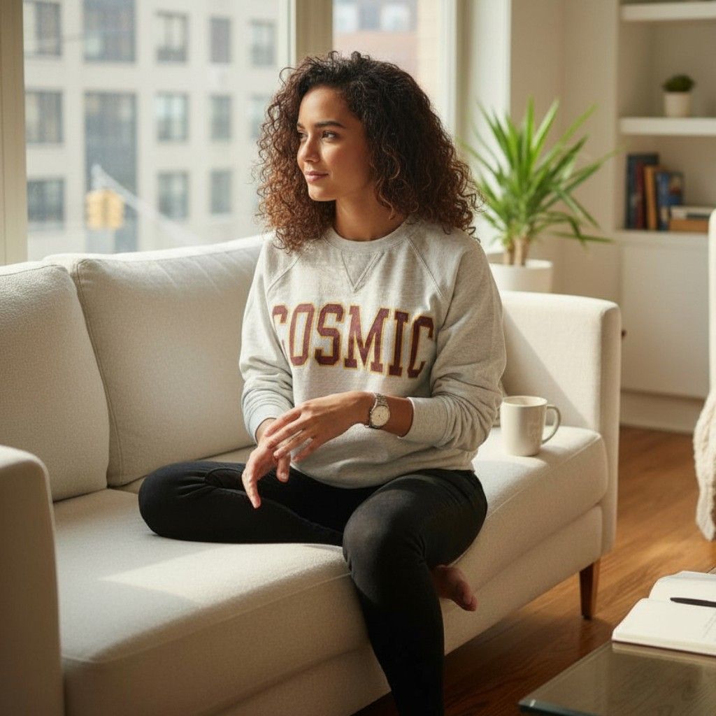 **HOY** Sudadera básica “COSMIC” Talla S