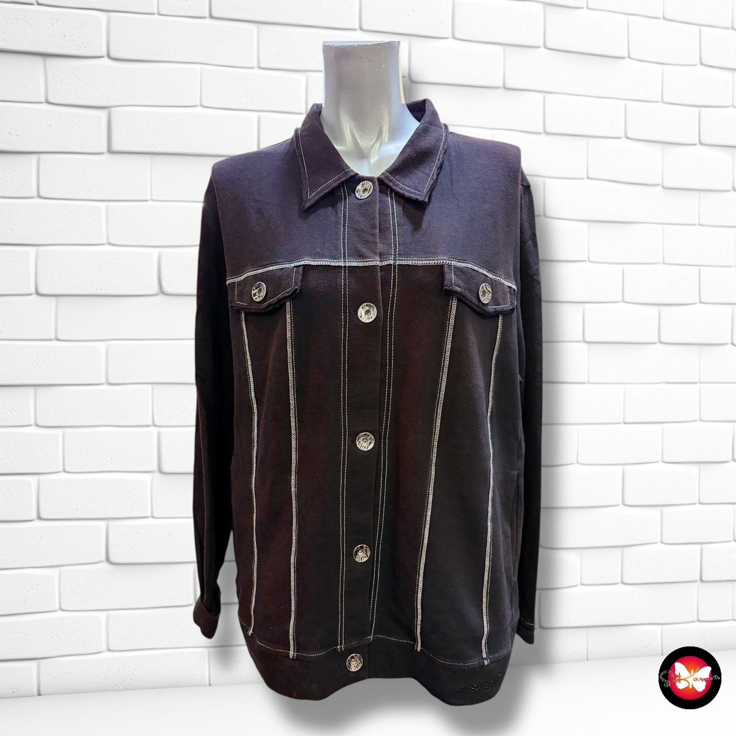 Chaqueta tipo cazadora de algodón PUNTO ROMA Talla L