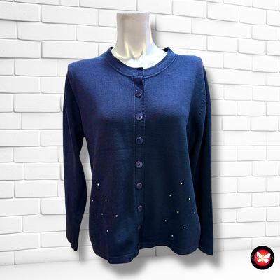 Chaqueta de punto vintage con brillos Talla M/L