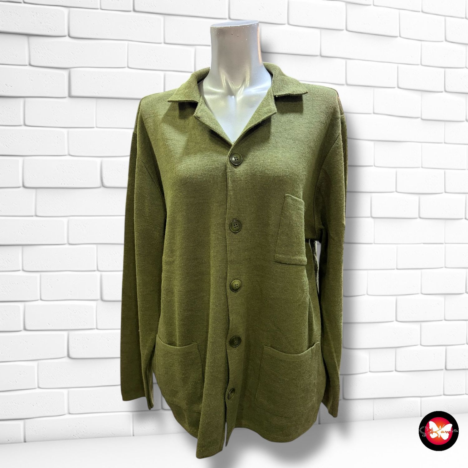 **HOY** Chaqueta de punto vintage Talla XL