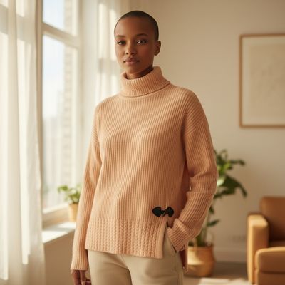 Jersey de manga larga y cuello alto OLSEN Talla 40 Jersey de manga larga y cuello alto OLSEN Talla 40