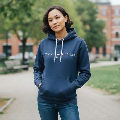 Sudadera con capucha de TOMMY HILFIGER Talla S