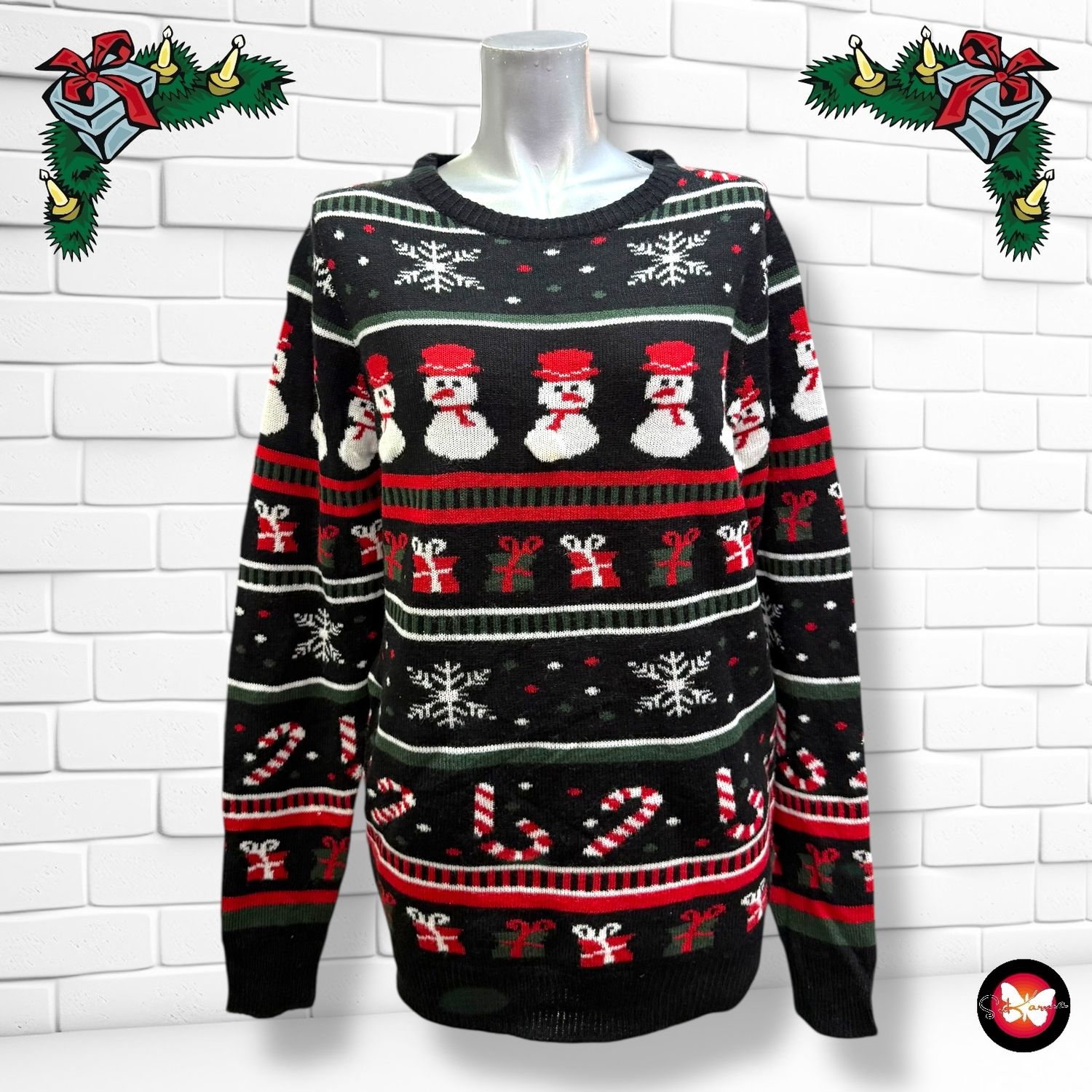 **HOY** Jersey Navideño “MUÑECOS DE NIEVE” Talla S