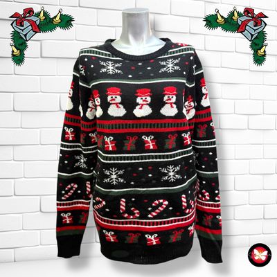 **HOY** Jersey Navideño “MUÑECOS DE NIEVE” Talla S