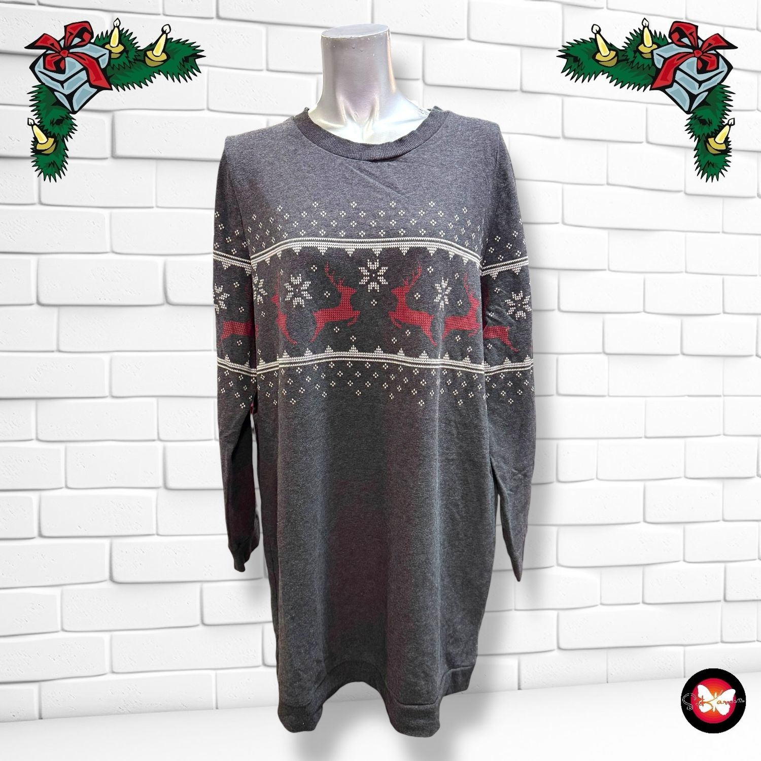 **HOY** Sudadera Navideña &quot;RENOS NAVIDEÑOS” Talla 40/42