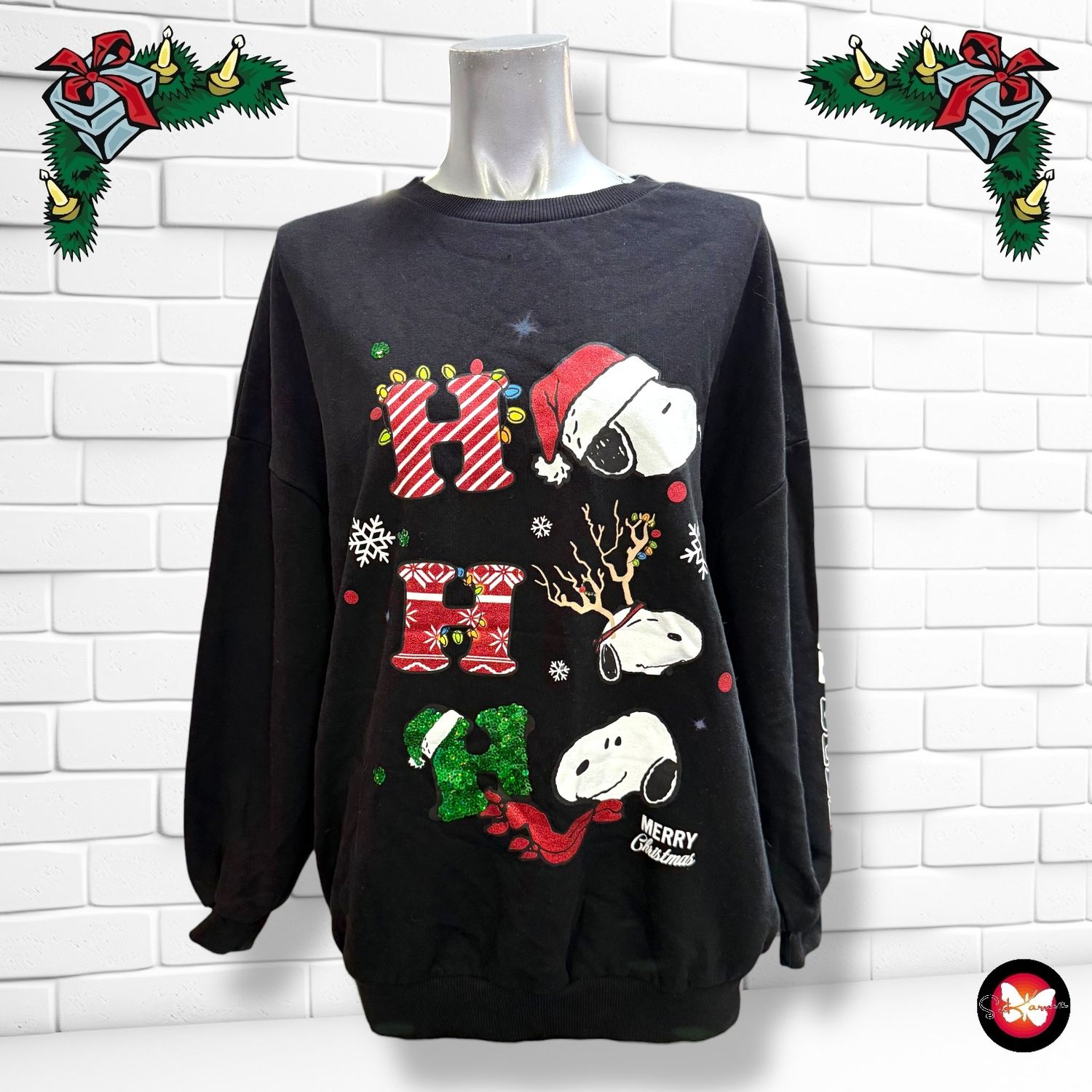 **HOY** Sudadera Navideño “SNOOPY” Talla XL
