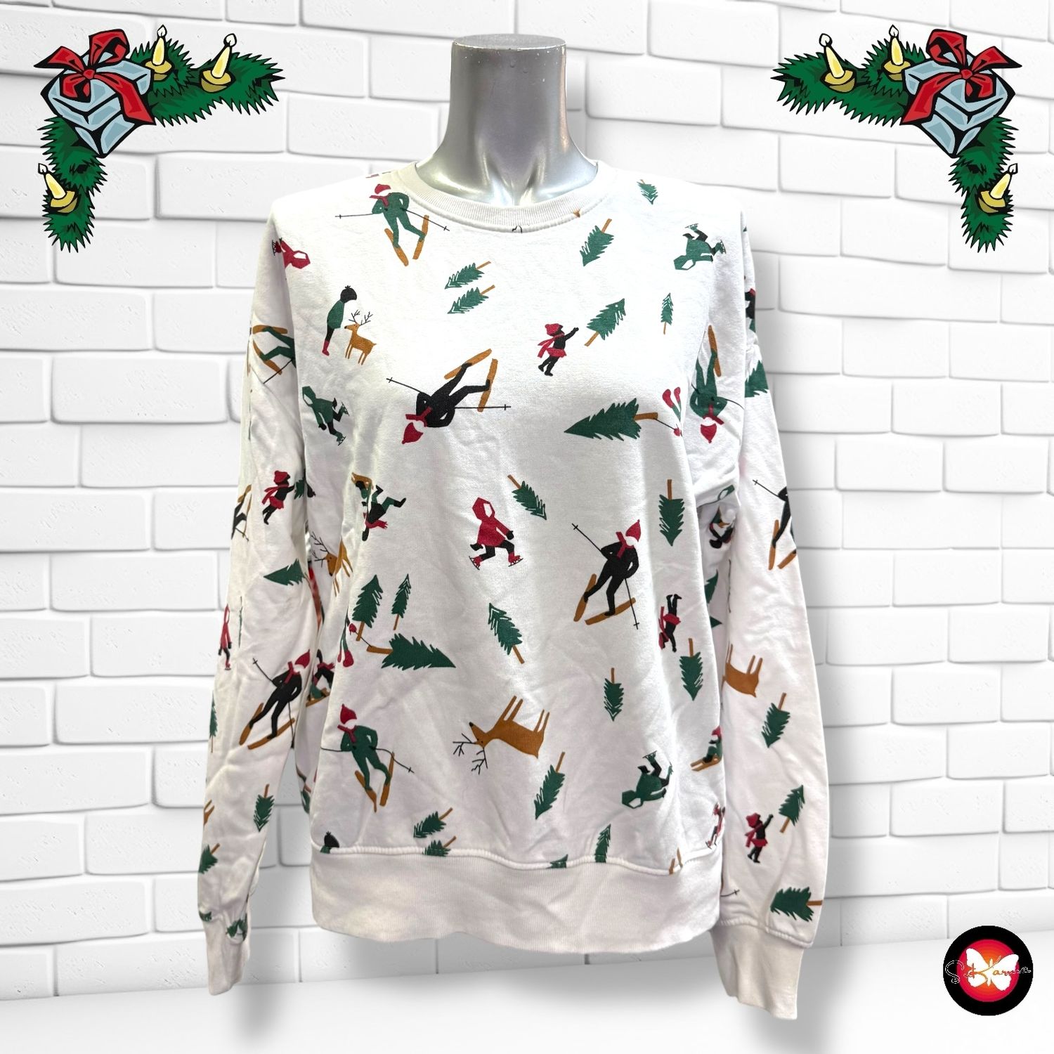 **HOY** Chándal Navideño completo “ESQUIADORES” Talla S