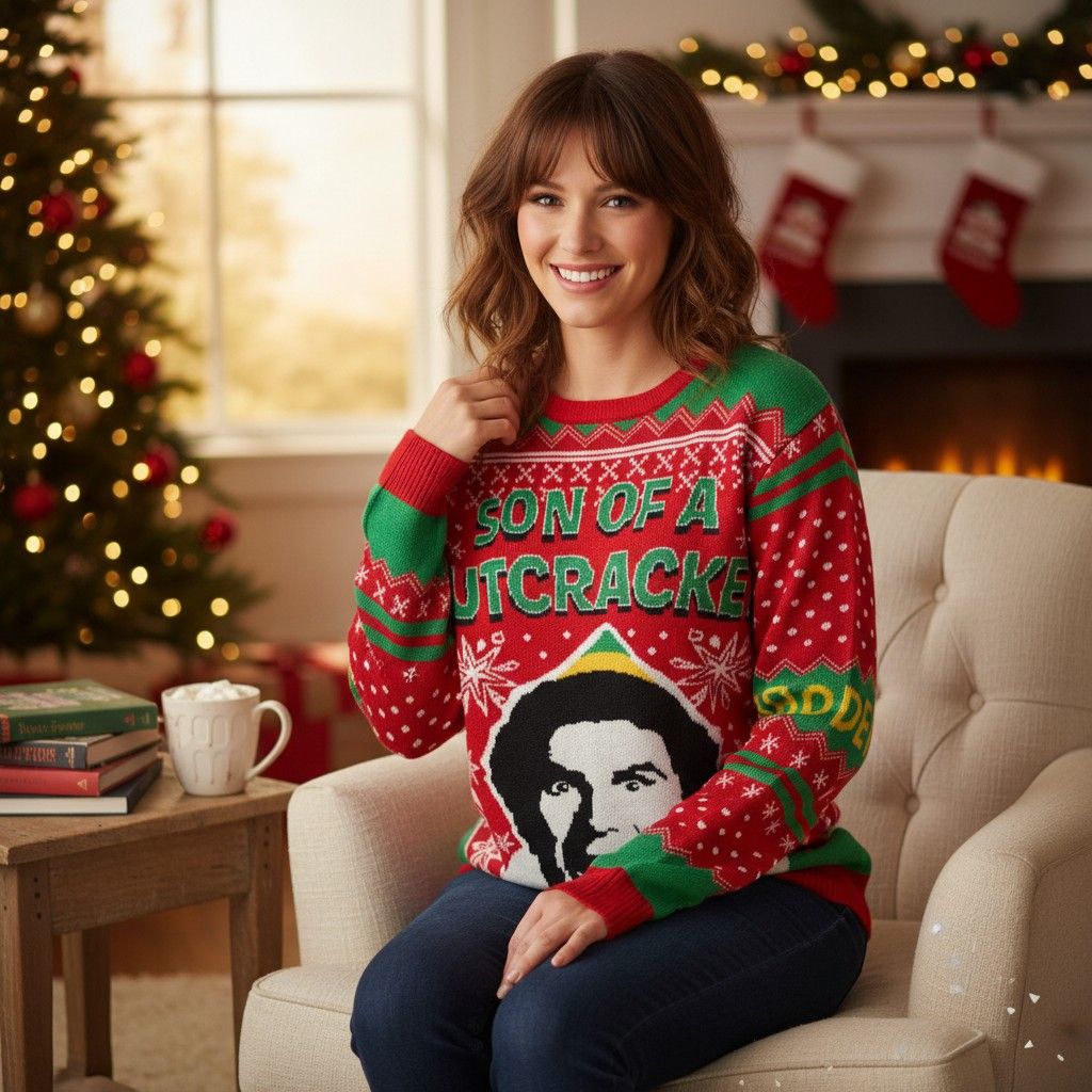 Jersey Navideño “SON OF A NUTCRACKER” Talla XL