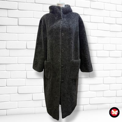 **HOY** Abrigo largo de pelo con capucha CÔTÉ FEMME Talla 40