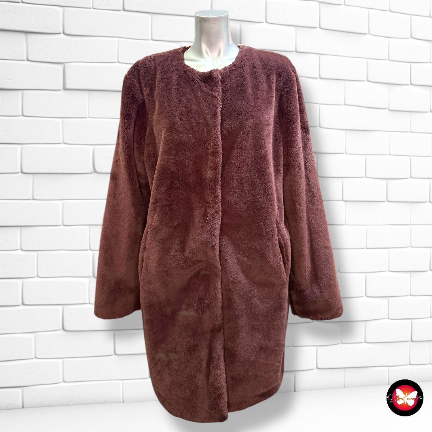 **HOY** Abrigo de pelo reversible Talla S/M