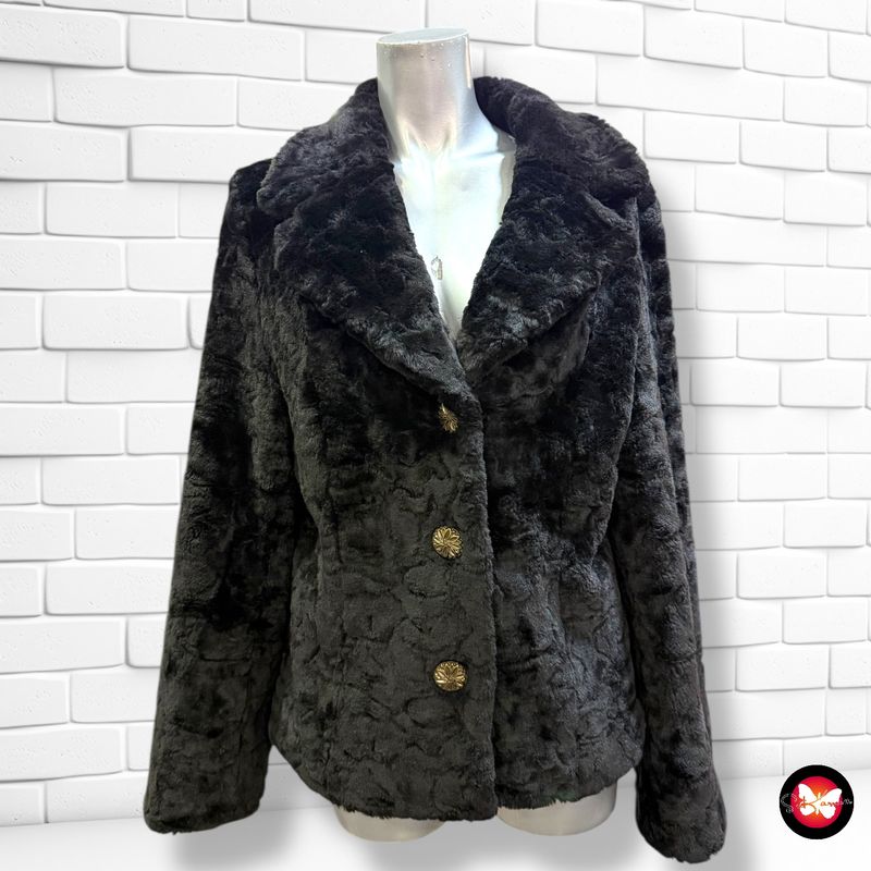 Abrigo corto vintage de pelo Talla 40 (pequeña)