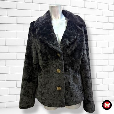 **HOY** Abrigo corto vintage de pelo Talla 40 (pequeña)