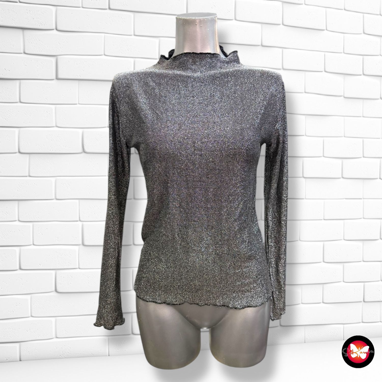 **HOY** Blusa de noche de lurex Talla S/M