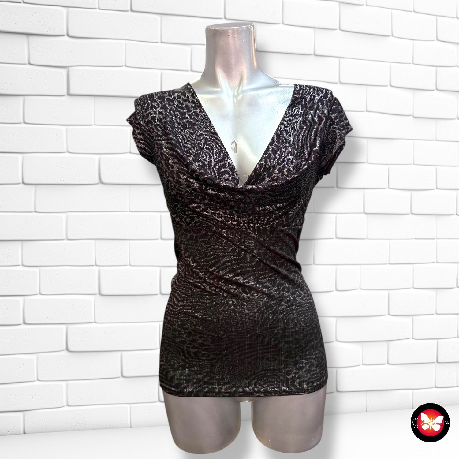 Blusa de noche con espalda abierta Talla S/M