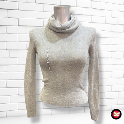 **HOY** Jersey de noche con lurex y cuello alto Talla XS/S