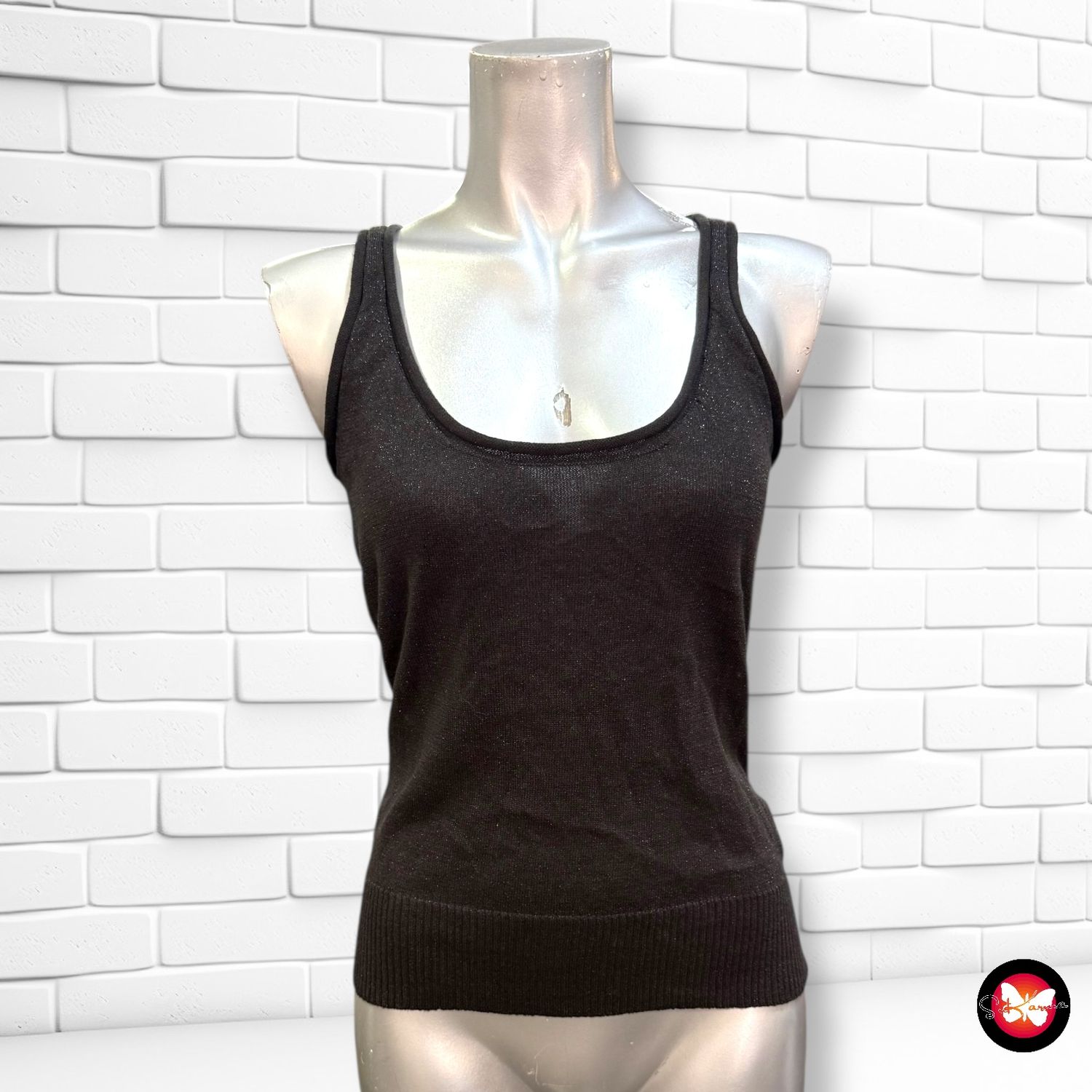 Jersey de noche con lurex de tirantes STRADIVARIUS Talla M (pequeña)