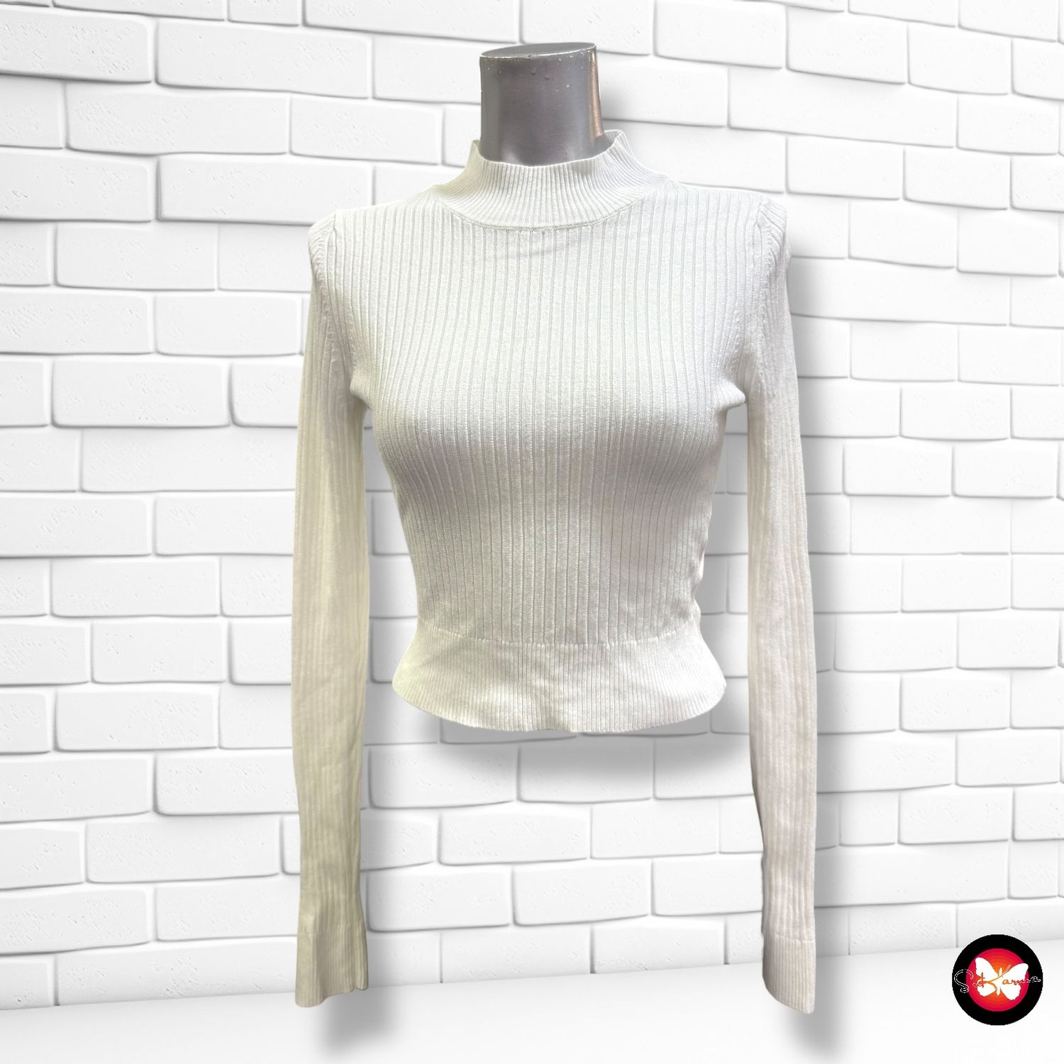 **HOY** Jersey de manga larga canalé EVEN&amp;ODD Talla S