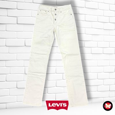 Pantalón vaquero con botones LEVI’S HIGH RISE ANKLE STRAIGHT Talla XS