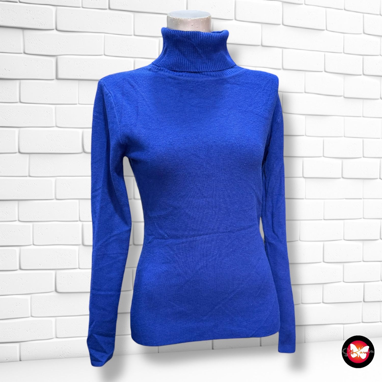 Jersey de manga larga y cuello alto Talla S