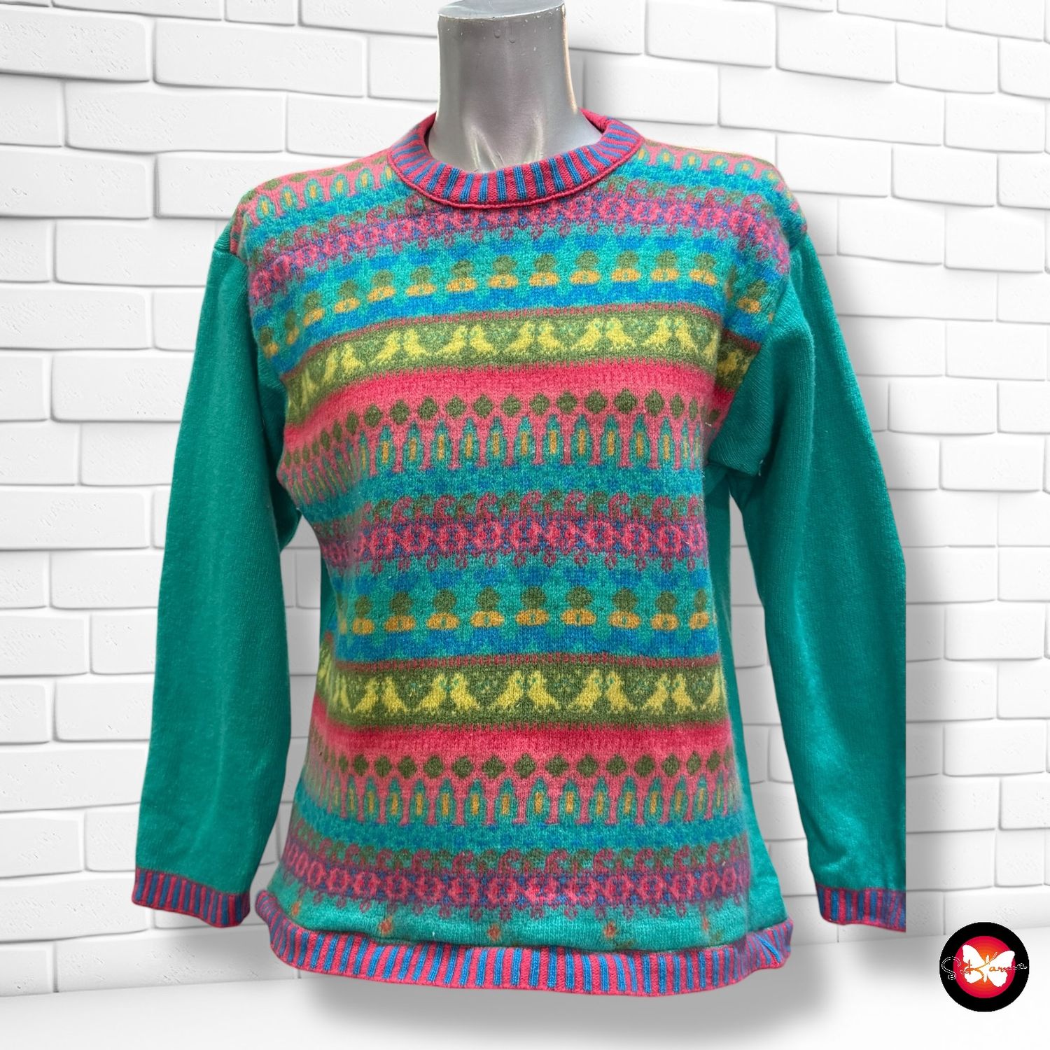 **HOY** Jersey de manga larga de colorines UNITED COLORS OF BENETTON Talla XS