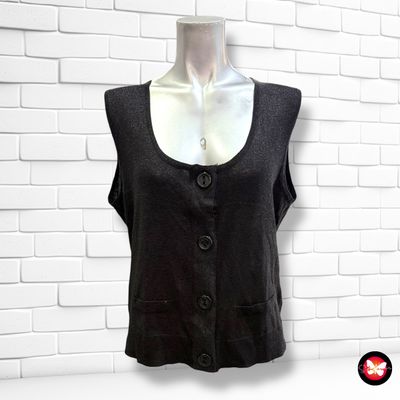 **HOY** Chaleco de punto con lurex FRANSA Talla L