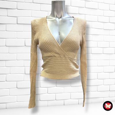 **HOY** Jersey de manga larga canalé con lurex ONLY Talla M (pequeña)